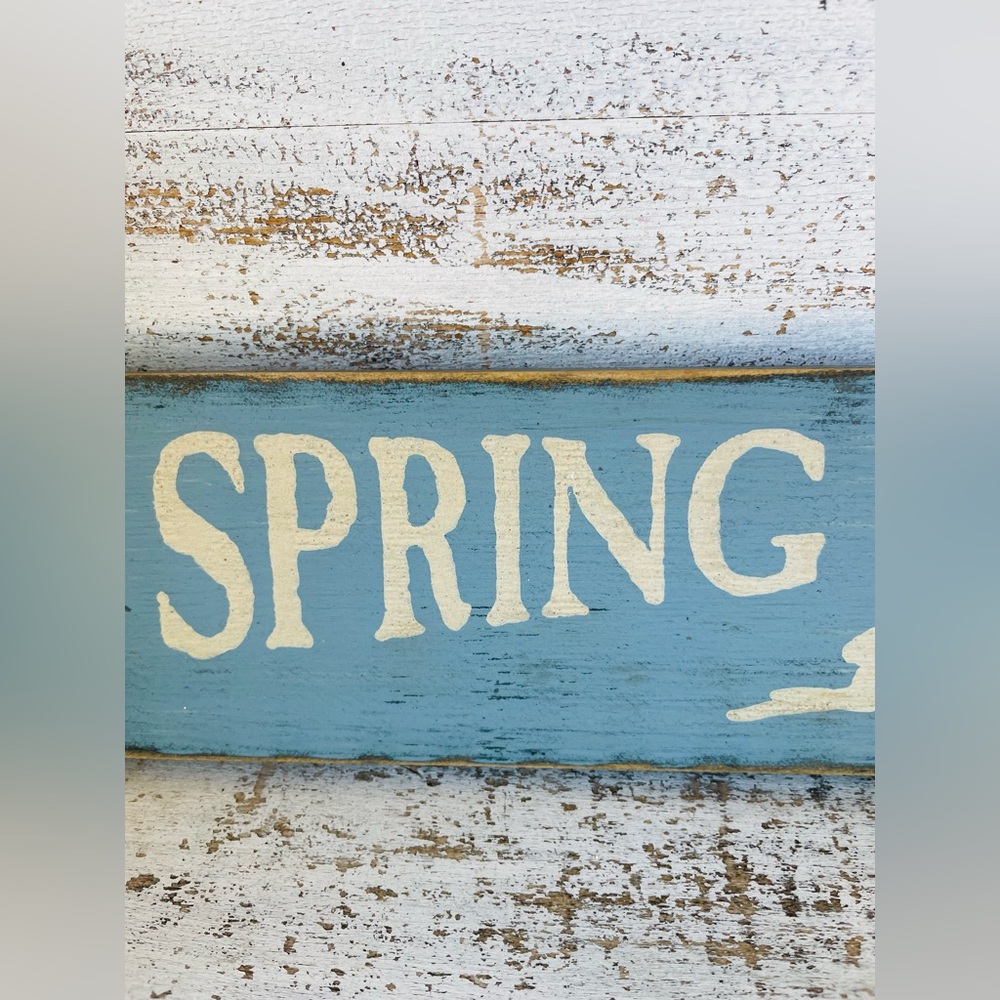 *Spring Blessings Sign, Blue - Picture 4 of 11